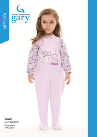 BABY GIRL'S S/L PAJAMAS S10007 Tellini S.r.l. Wholesale Clothing